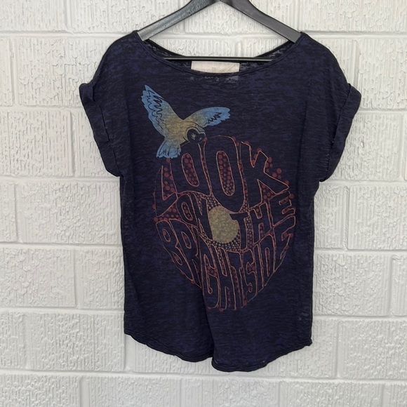 Public Library Graphic Tee - Look on The Brightside - size Medium - Picture 1 of 8